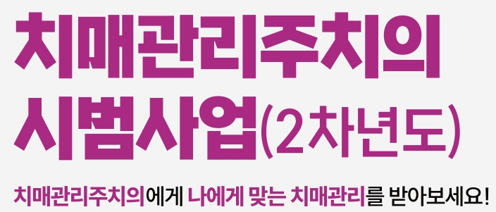 치매관리주치의 시범사업